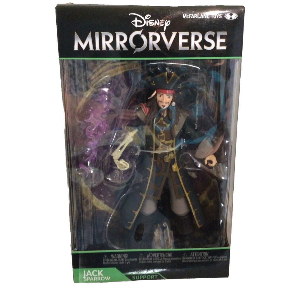 McFarlane  Disney Mirrorverse  Captain Jack Sparrow  7" Action Figure IN HAND